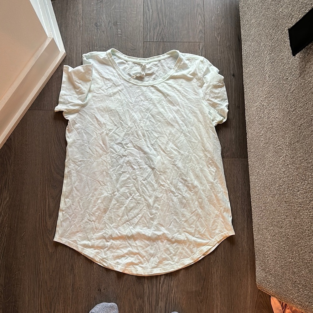 Light green t shirt